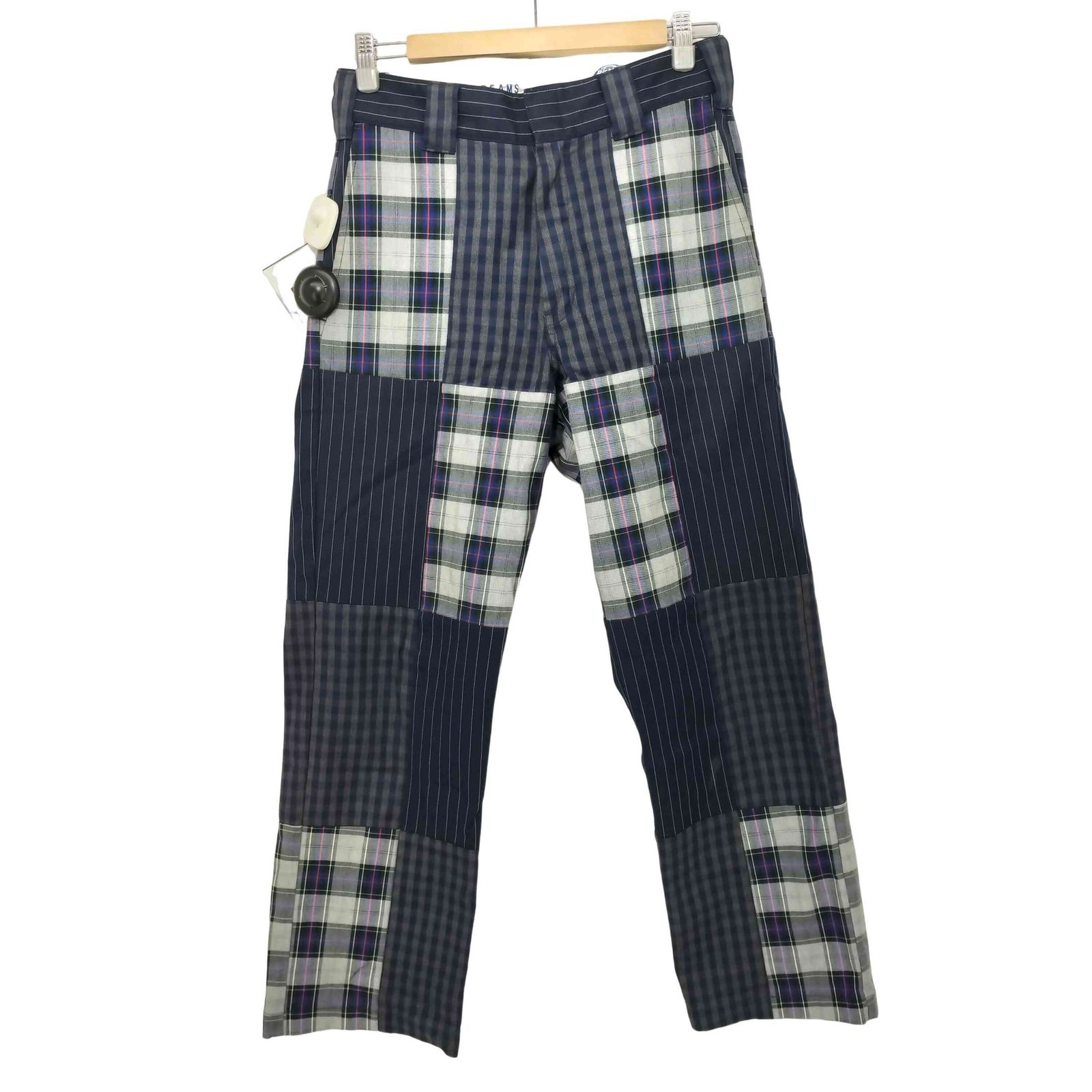 ディッキーズ Dickies パッチワークストレートパンツ メンズ  S