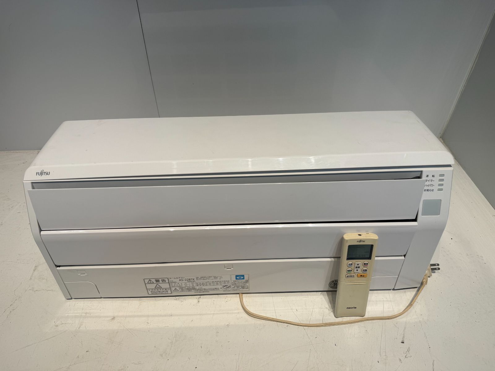 210 FUJITSU 2018年製エアコン 6～8畳用 - メルカリ