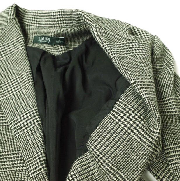 ぷくぷく　ラルフローレン　グレンチェック テーラードジャケット LAUREN RALPH LAUREN ローレン ラルフローレン グレンチェック1B