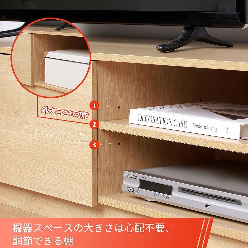 【驚きの低価格】 訳あり 外箱段ボールにキズ 汚れアリ 中身は です WLIVE テレビ台 テレビボード 木製 壁寄せ 幅150 奥行40 高さ33cmベージュ 店舗最安値に本物提供！