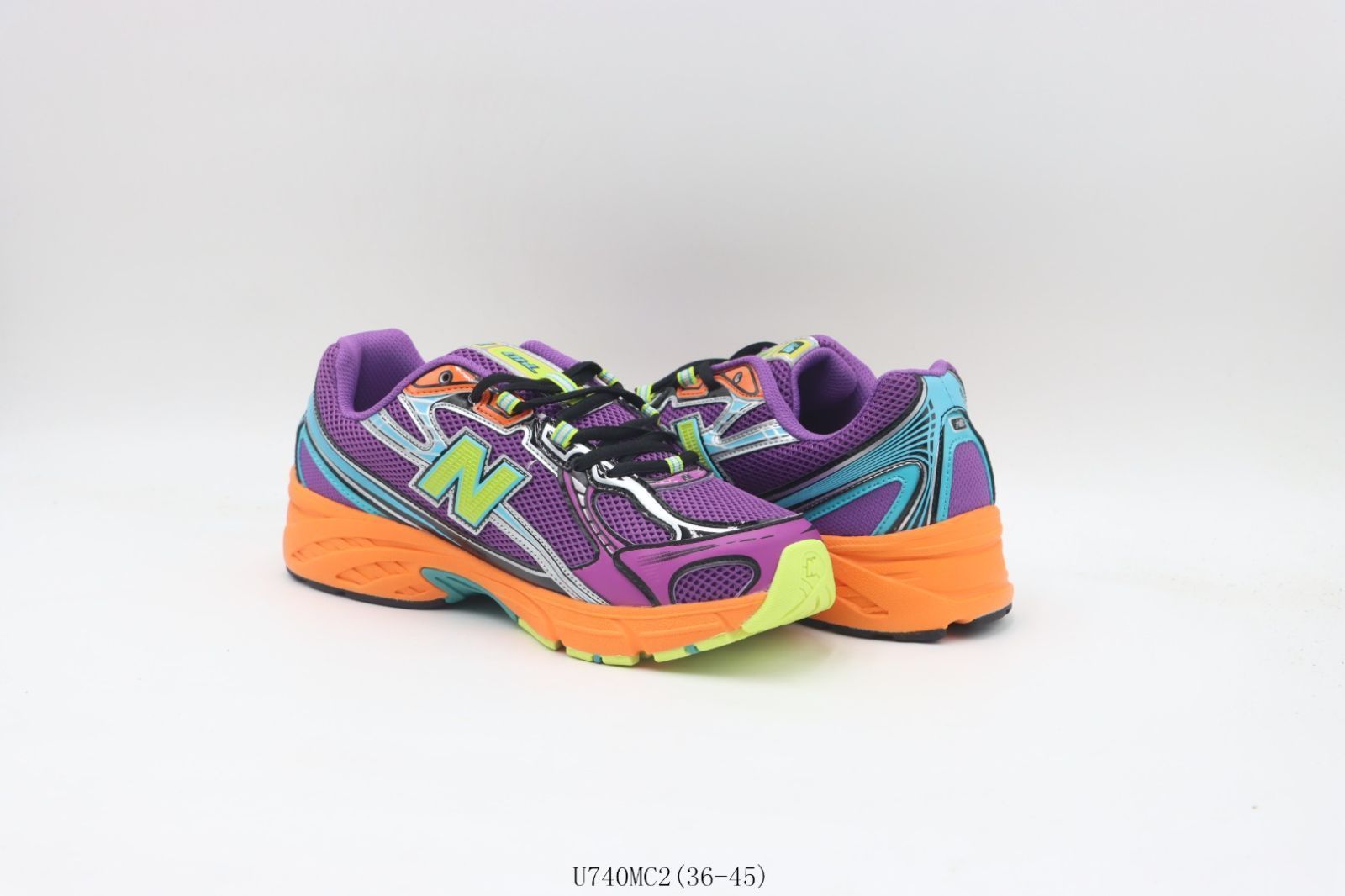 New Balance U740MC2 関税送料込 New Balance U740MC2 PURPLE/ORANGE（ニューバランス U740MC2