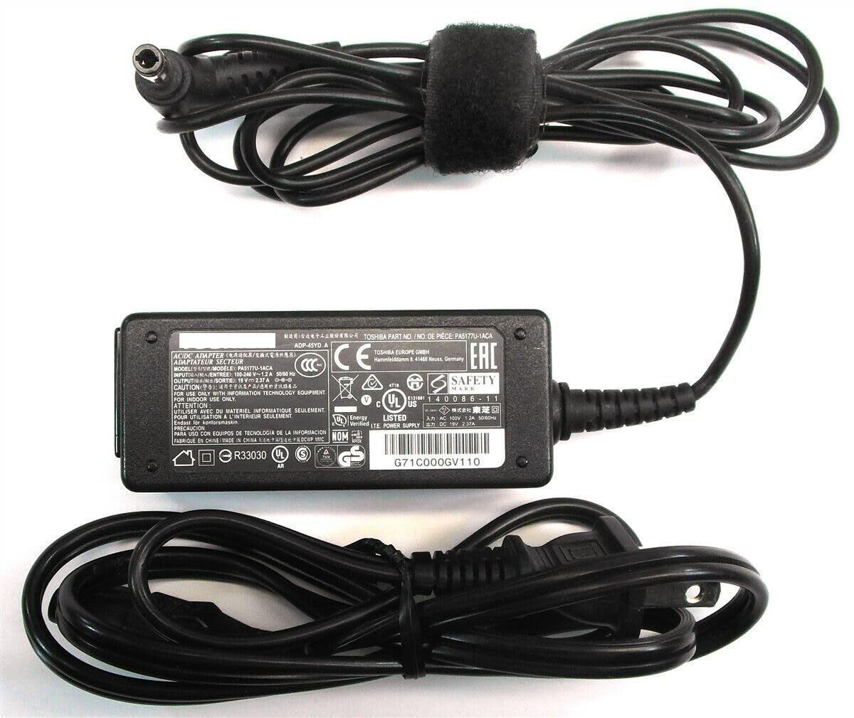 送料無料】 東芝 TOSHIBA ACアダプター 20個セット 100-240V 15V 5A 