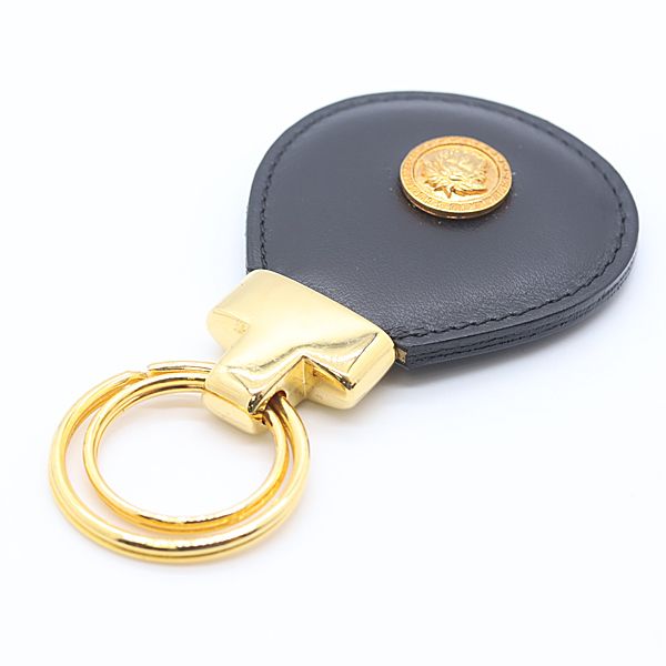 美品　ヴェルサーチ　メデューサ　グレカ　ナイロンキャンバス　キーリング 美品 ヴェルサーチ メデューサ グレカ ナイロンキャンバス