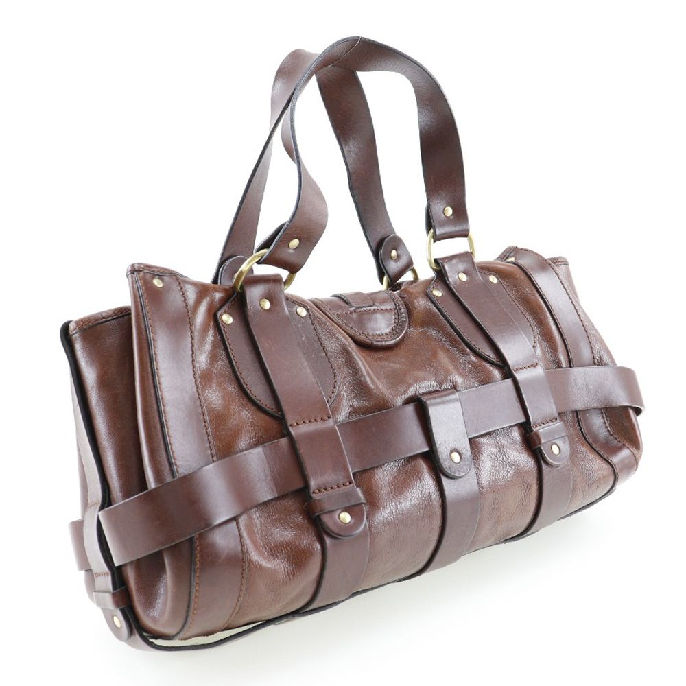 Chloe】クロエ ケララ ホースチャーム レザー 茶 レディース