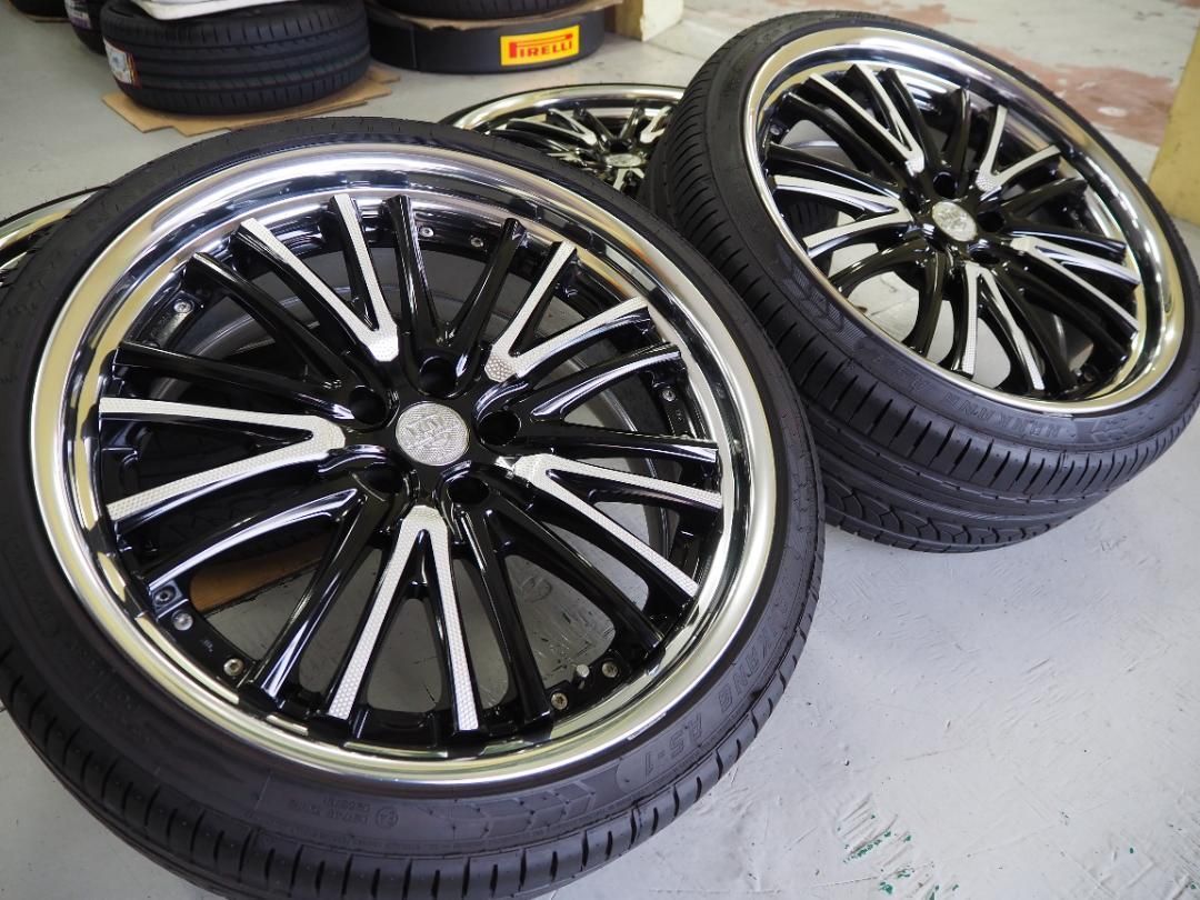 カスタムサイズ WORK バルムンク BG3 21inch 9.0J 5H114.3+30 中古 