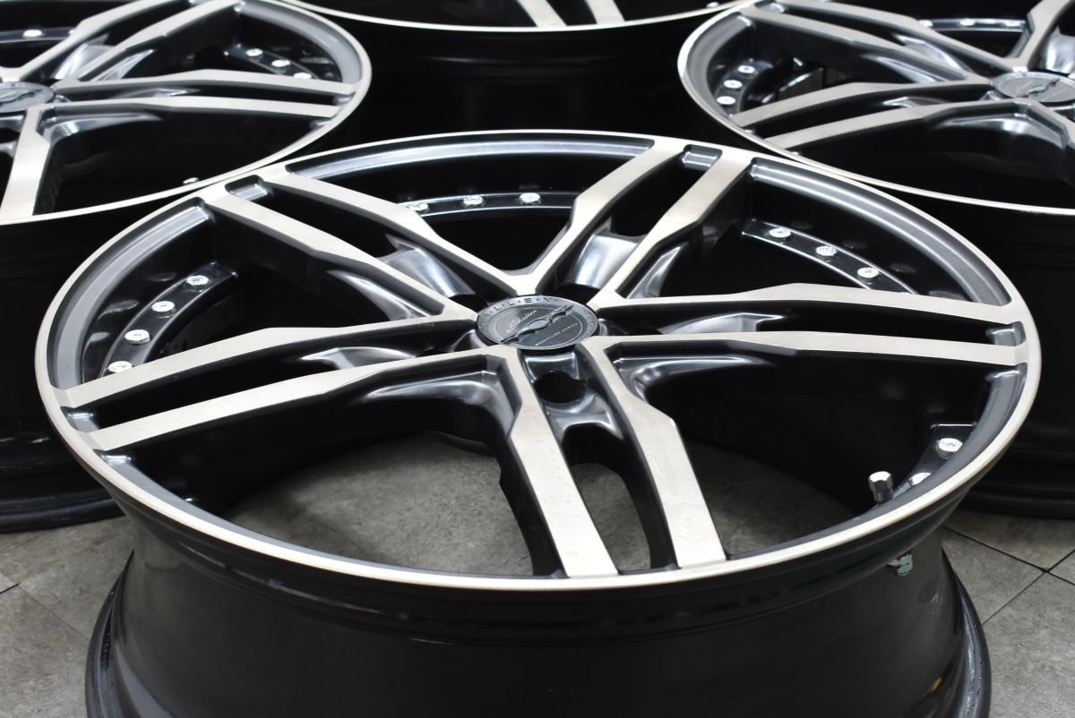 良好品 シャレン SHALLEN XF-55 monoblock 19in 7.5J 55 PCD114.3 4本 ノア ヴォクシー エスクァイア ステップワゴン プレマシー