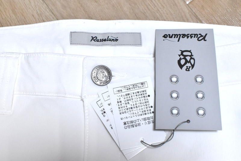 新品 ラッセルノ ゴルフ フラッグロゴ ストレッチ スキニー