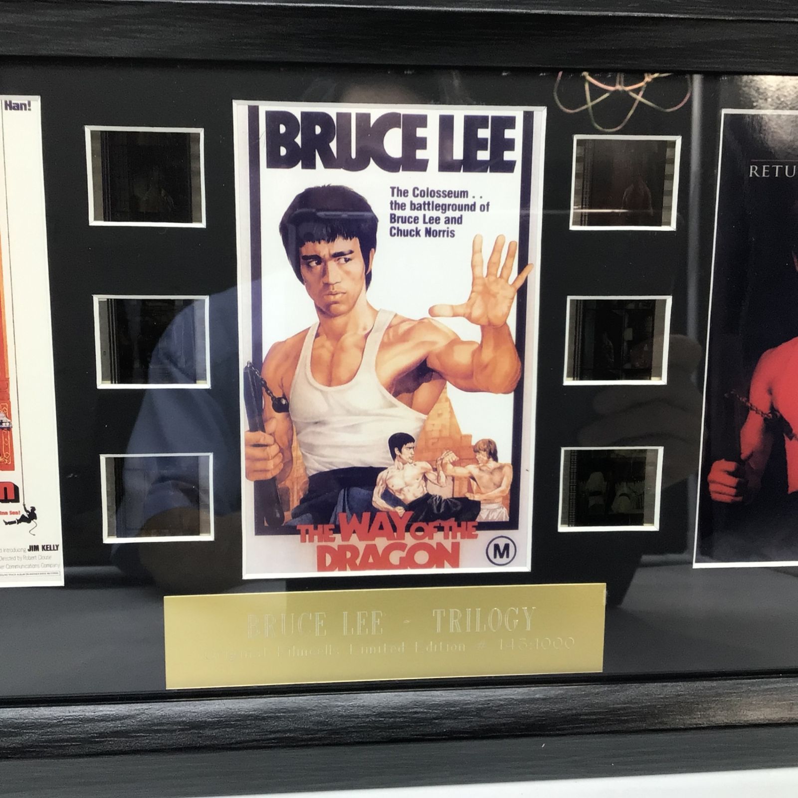 ブルース・リー燃えよドラゴンフィルムセル 10126 【美品・希少】Bruce Lee Trilogy ブルース・リー