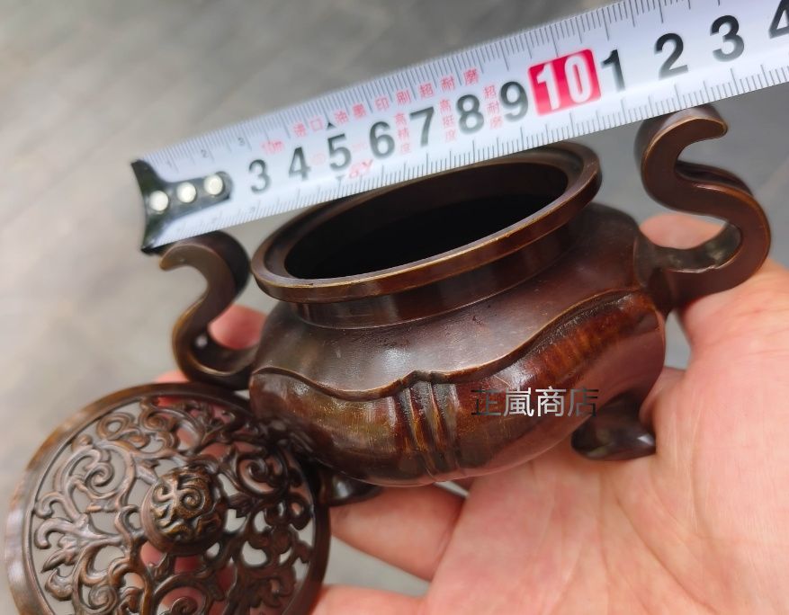 銅製 海棠薫香炉 香炉 檀香香炉 茶道沈香炉 香道具 装飾品 工芸品 置物 銅製 海棠薫香炉 香炉 檀香香炉 茶道沈香炉 香道具 装飾品 工芸