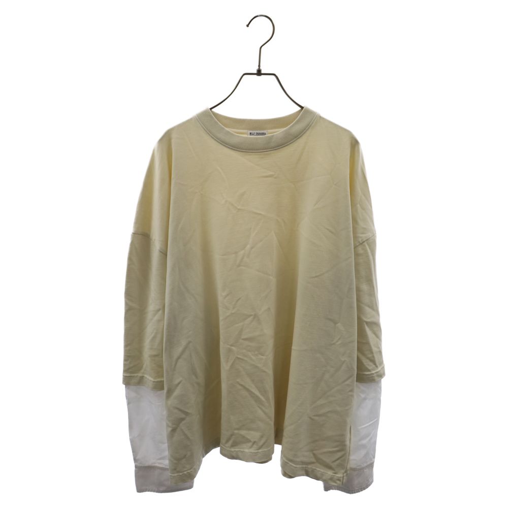 ウィリーチャバリア 23AW ワッフルレイヤードロングスリーブTシャツ 2025年最新】WILLY CHAVARRIA メンズ 七分・長袖カットソーの