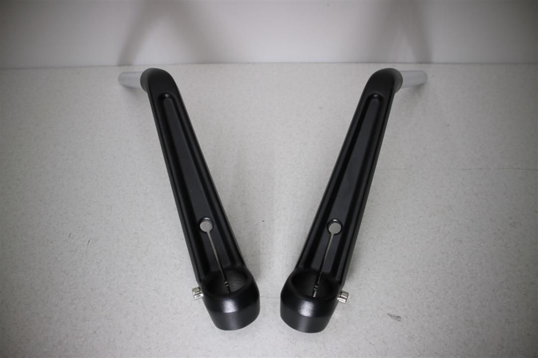 センハン タイプ 黒＋汎用 35π変換アダプター/パイプハンドル→旧車