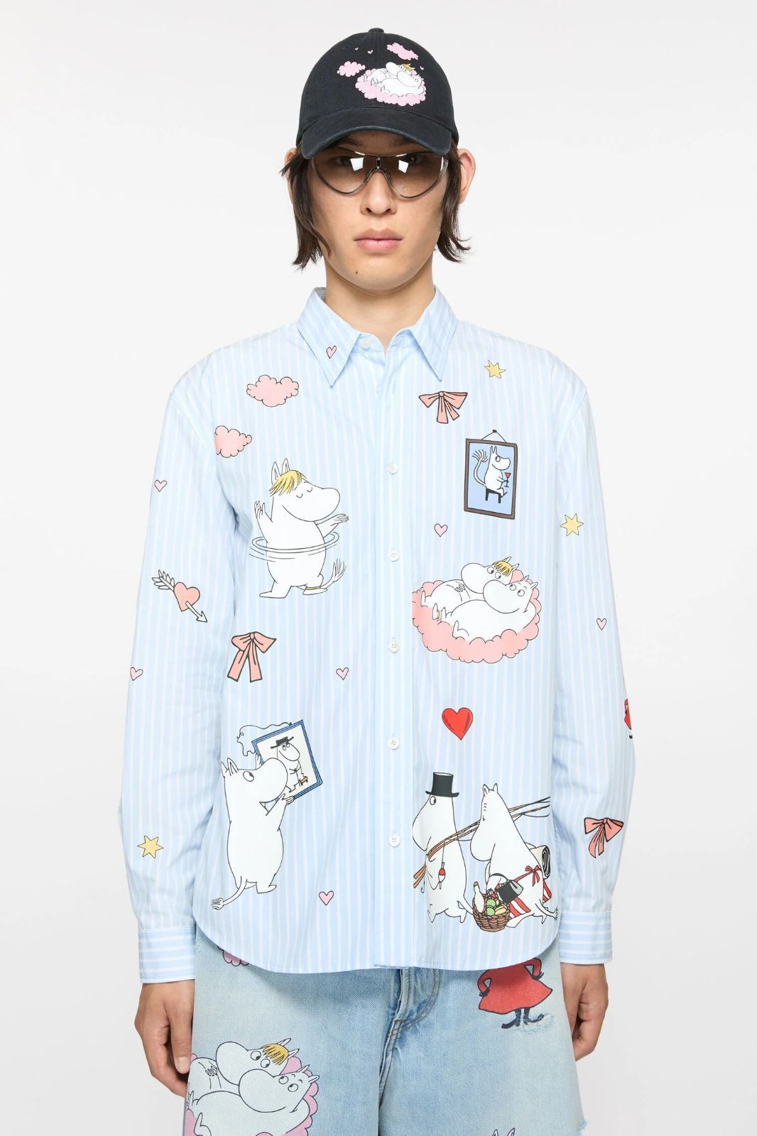 Acne Studios x Moomin ボタンアップシャツ