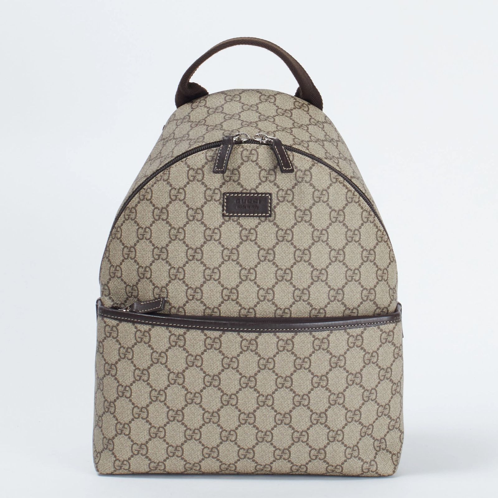 GUCCI/グッチ】GGスプリーム バックパック/リュック 271327 ブラウン系  