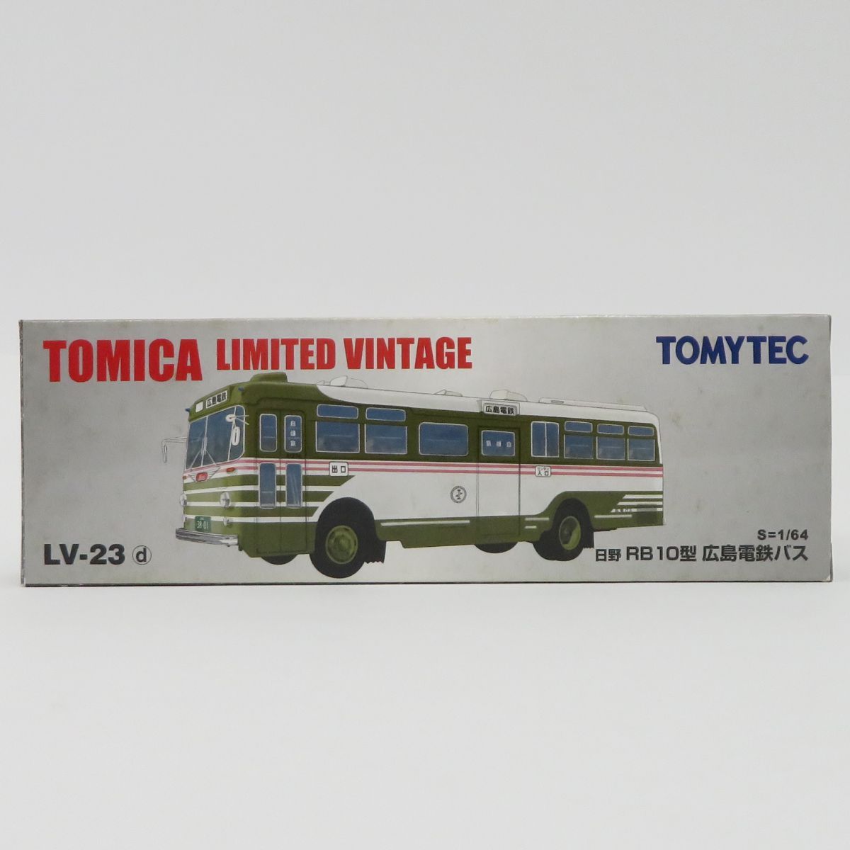 トミカリミテッドヴィンテージ LV-23 広島電鉄 バス　日野　RB10型 トミカリミテッドヴィンテージ LV-23 広島電鉄 バス 日野 RB10型