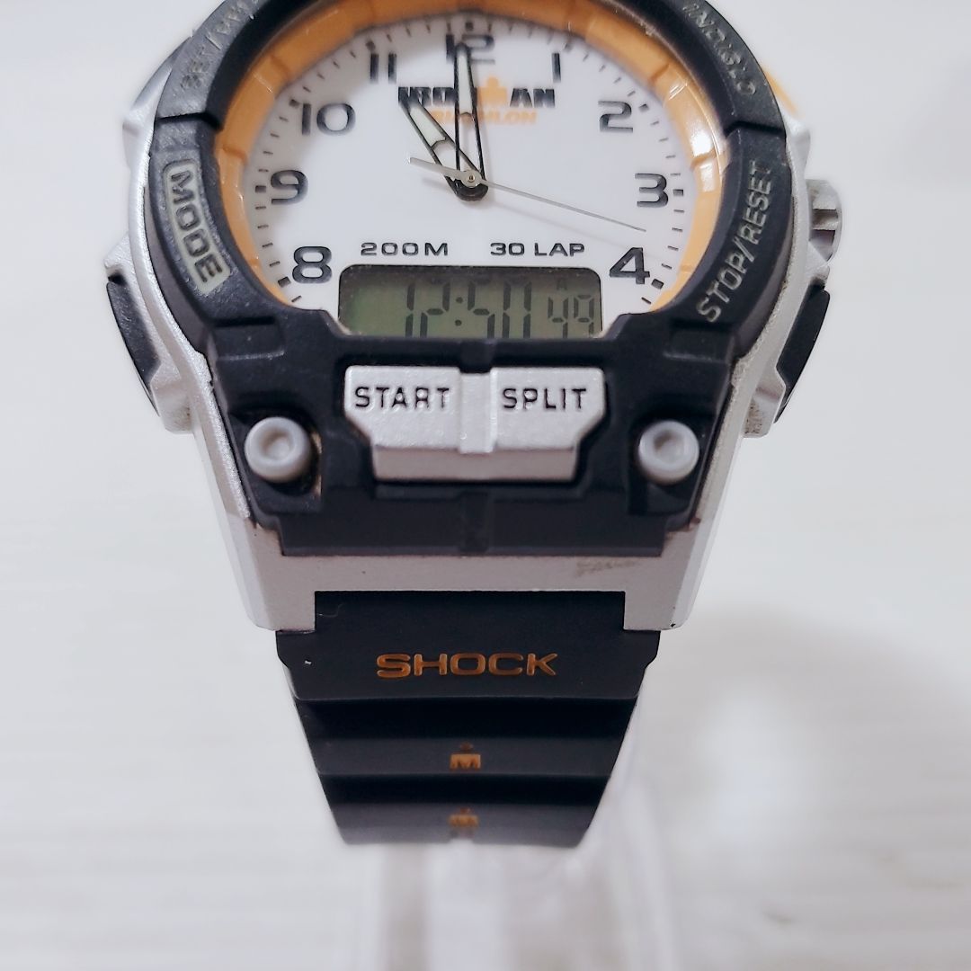 TIMEX IRONMAN TRIATHLON 30LAP デジタル腕時計 200M - メルカリ