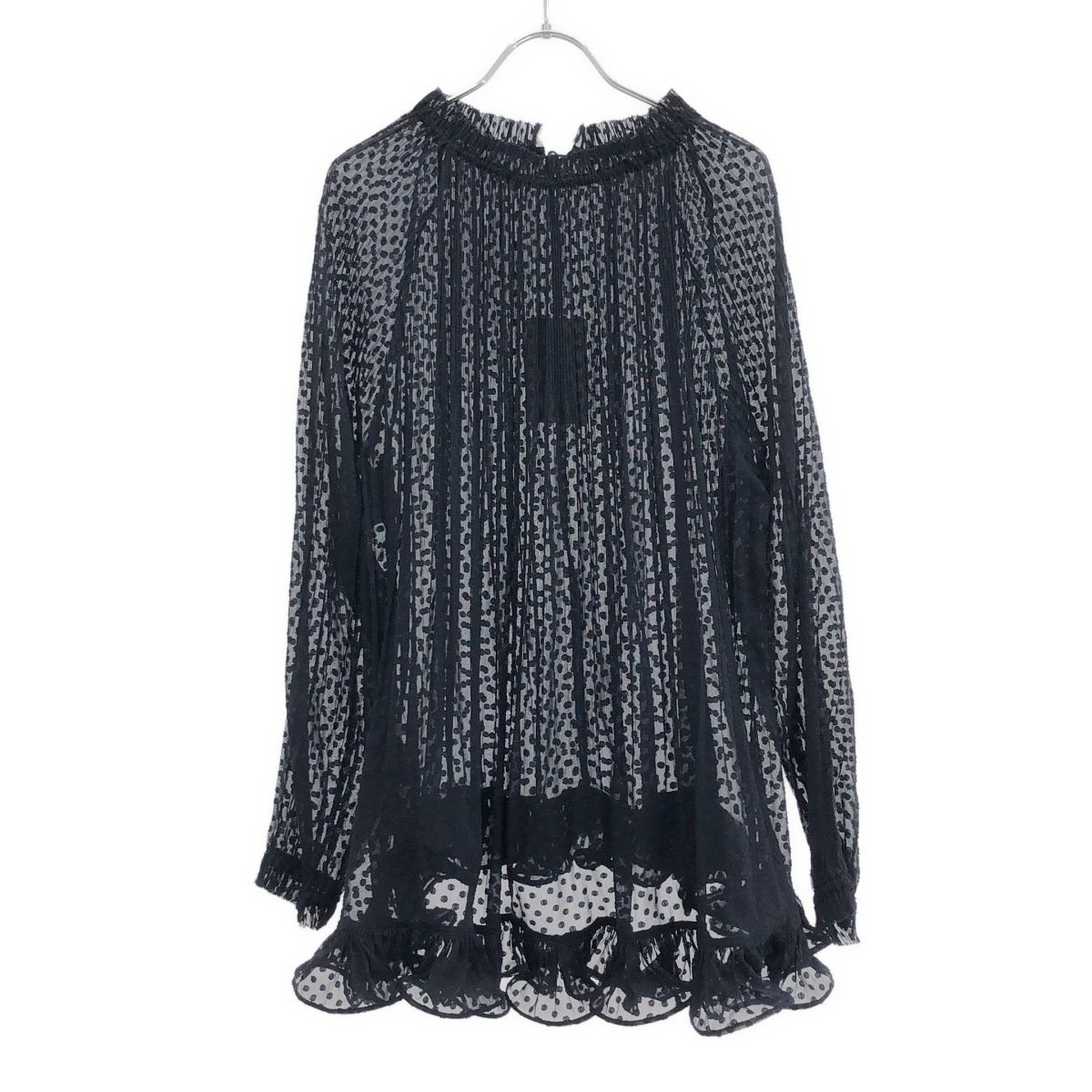 IENA イエナ 24SS ＆NAVY プリーツフリルブラウス 24051900208010 
