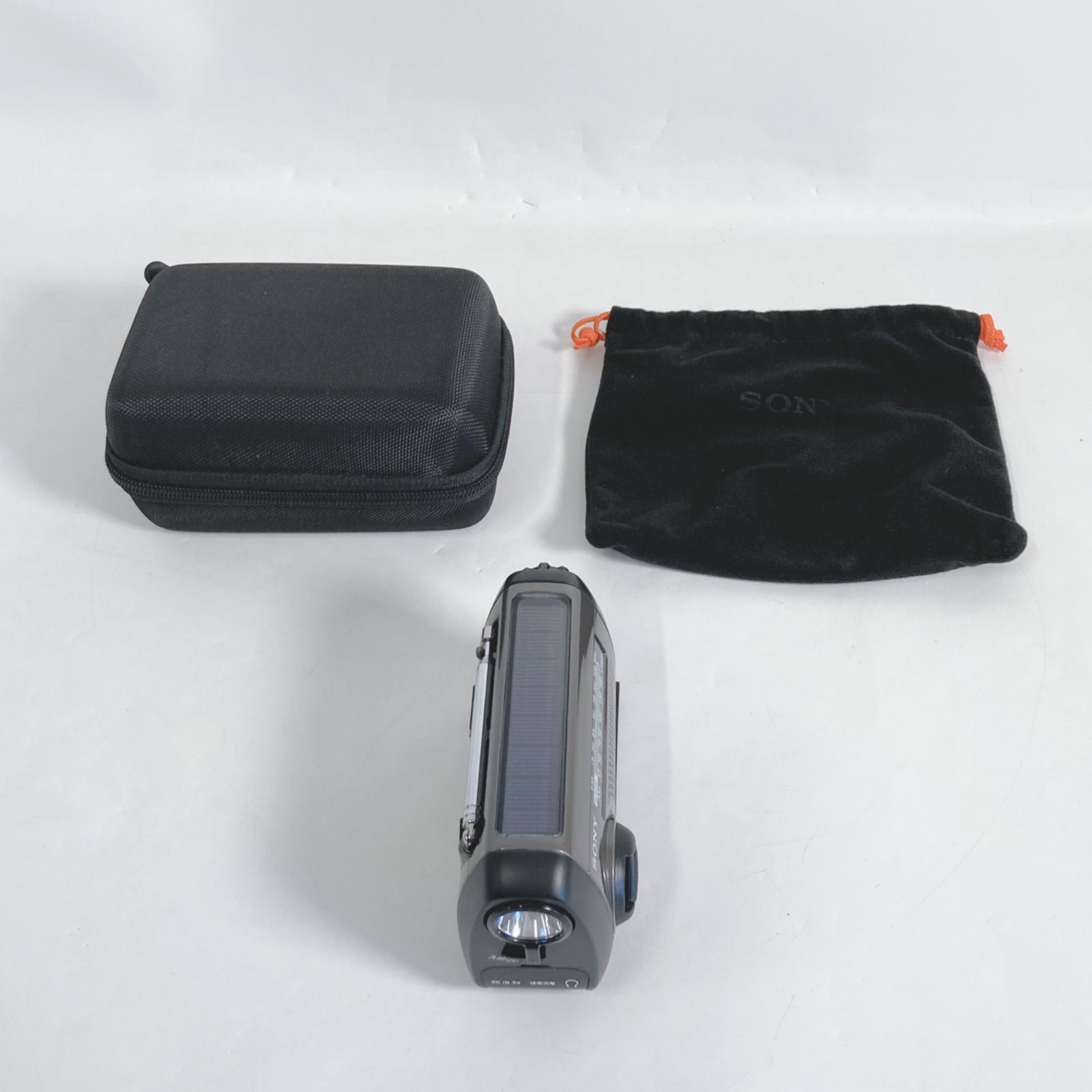 ソニー ポータブルラジオ ICF-B99 FM|AM|ワイドFM対応 手回し充電|太陽光充電対応 シルバー ICF-B99 S