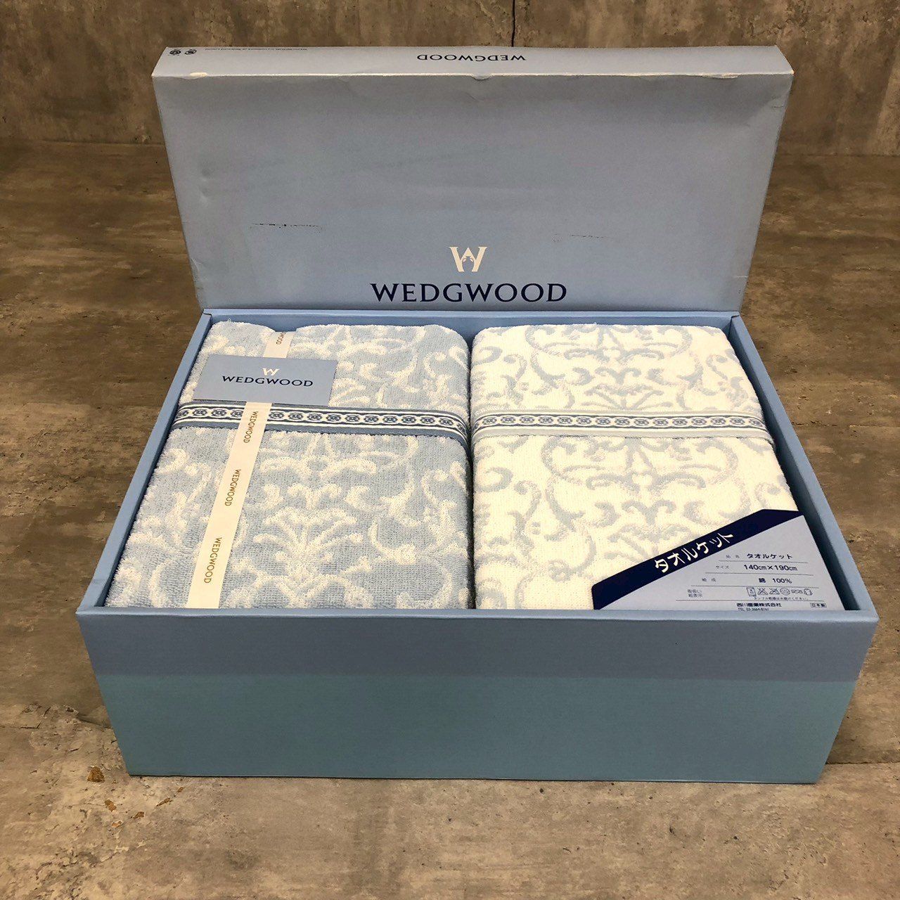 Wedgwood ウェッジウッド タオルケット 2P