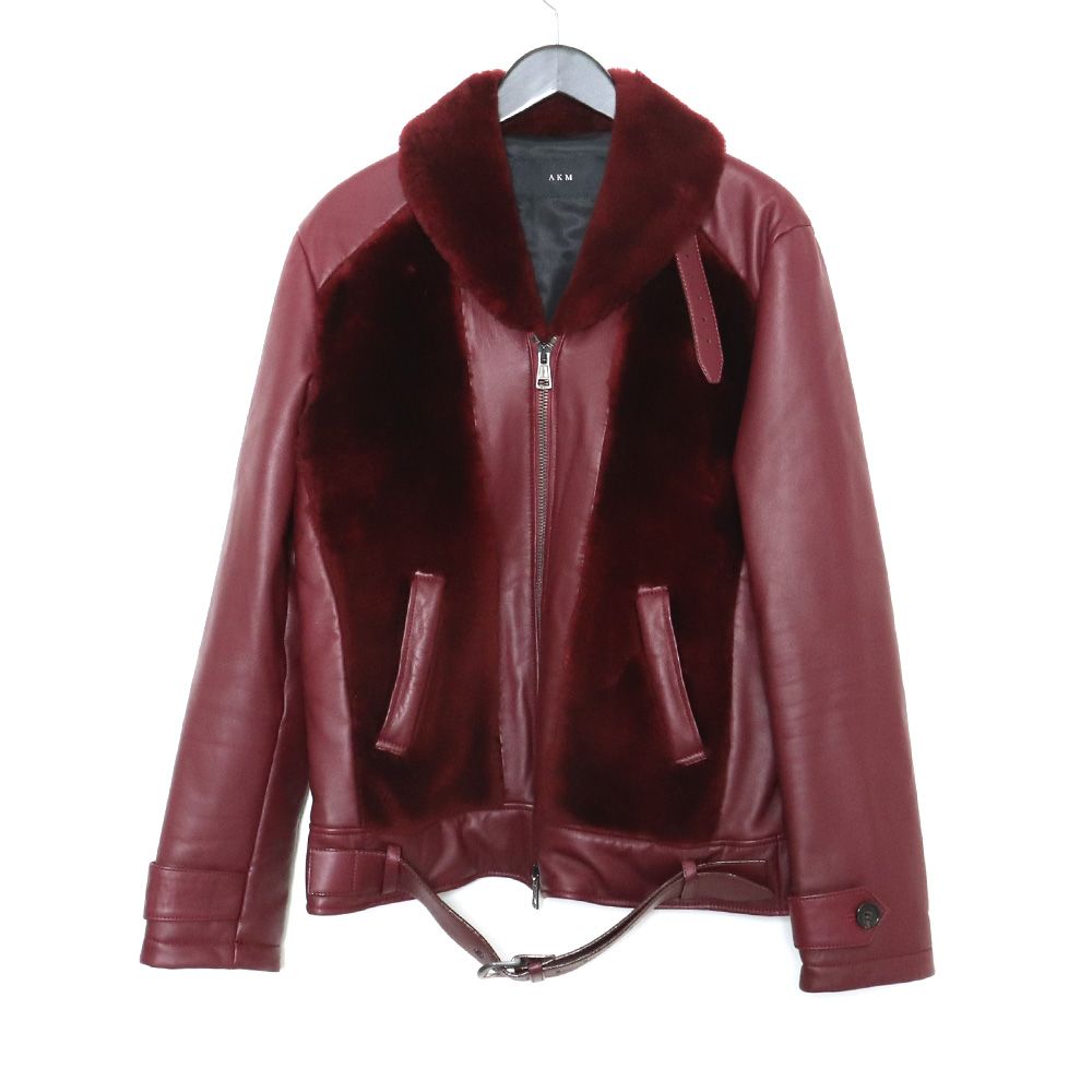 AKM スパニッシュムートン　グリズリージャケット LIFE ファッション AKM スパニッシュムートン グリズリージャケット