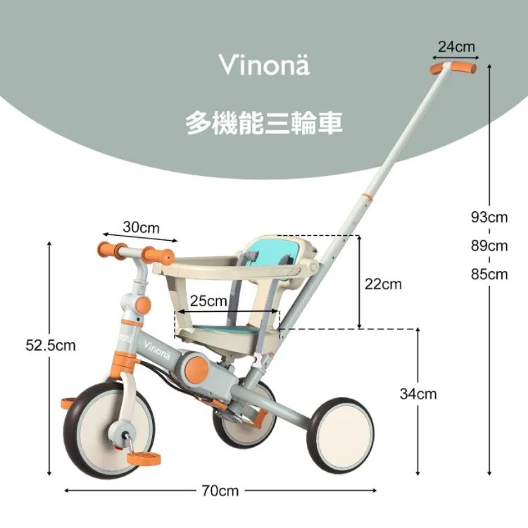 子供用三輪車 6in1 三輪車 折りたたみ ランニングバイク