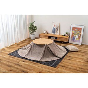 こたつ布団 単品 約209×209cm ベージュ 薄手 薄掛け コタツ布団 こたつ本体別売 生活雑貨 日用雑貨 冬支度 寒さ対策