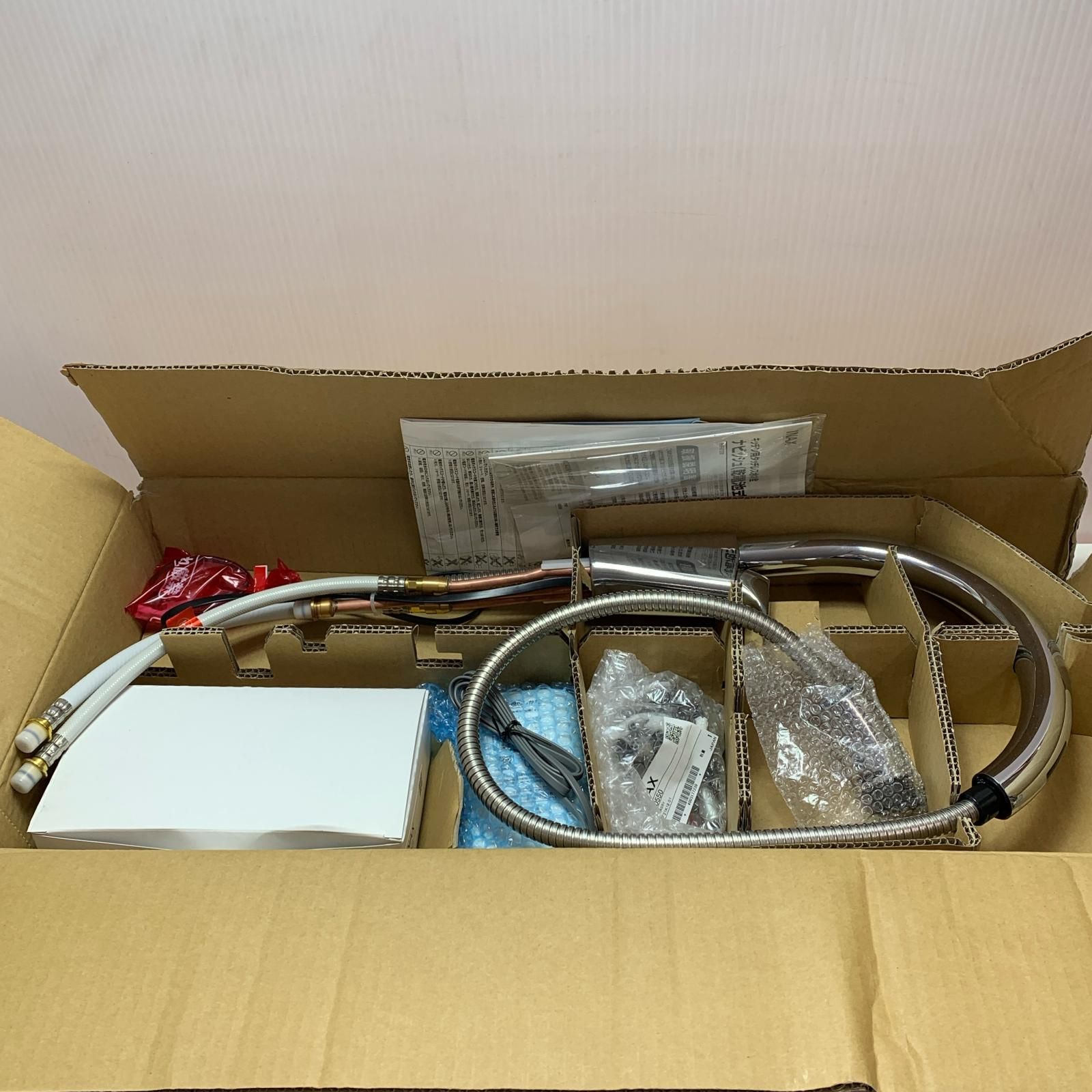 住宅設備 INAX キッチン用タッチレス水栓 ナビッシュ(乾電池式) RSF-672N