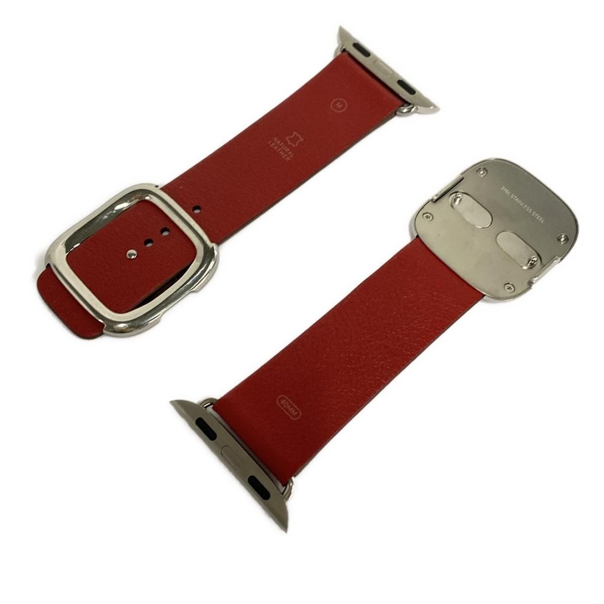 Apple(アップル) 小物美品 Apple Watch 40mmケース用 モダンバックル M MTQU2FE/A ルビー(PRODUCT)RED  アップルウォッチバンド レザー - メルカリ