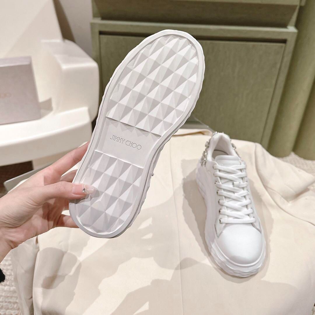 ジミーチュウ　jimmy choo スニーカー　37 ジミーチュウ スニーカー 37 ショップ レディース - 値下げ！JIMMY