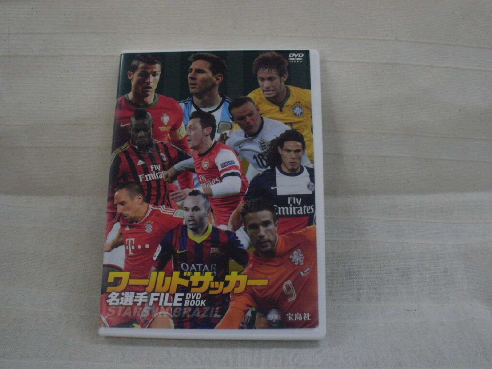 ワールドサッカー　名選手FILE　レンタル落ち　中古　DVD　ケース付き