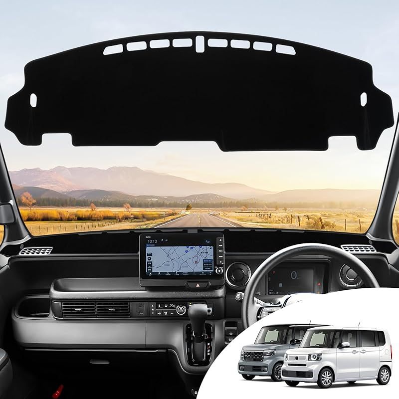 GIMUYA ホンダ 新型 N-BOX JF5 JF6 ダッシュボードマット エヌボックス N-BOX カスタム N-BOX JOY 3代目 2023年10月～ 専用 ダッシュマット インテリア 内装 カスタム パーツ アクセサリー 日焼け/映り込