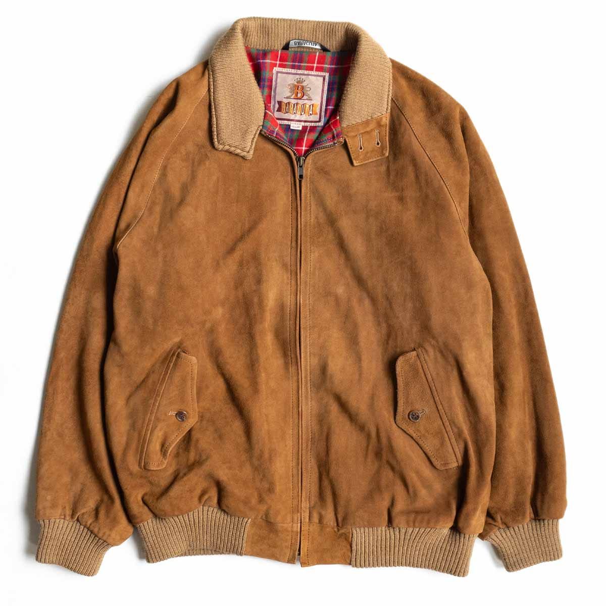 高級品】 BARACUTA 【G9 スエード スウィングトップ ハリントンジャケット】44 レザー バラクータ ビッグサイズ u2407109 -  メルカリ