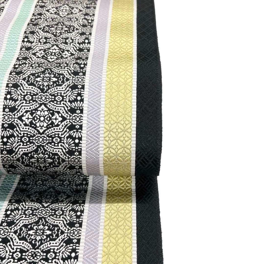 未着用 本場筑前博多織 仕立て上がり 名古屋帯 松葉仕立て 着物 103b d