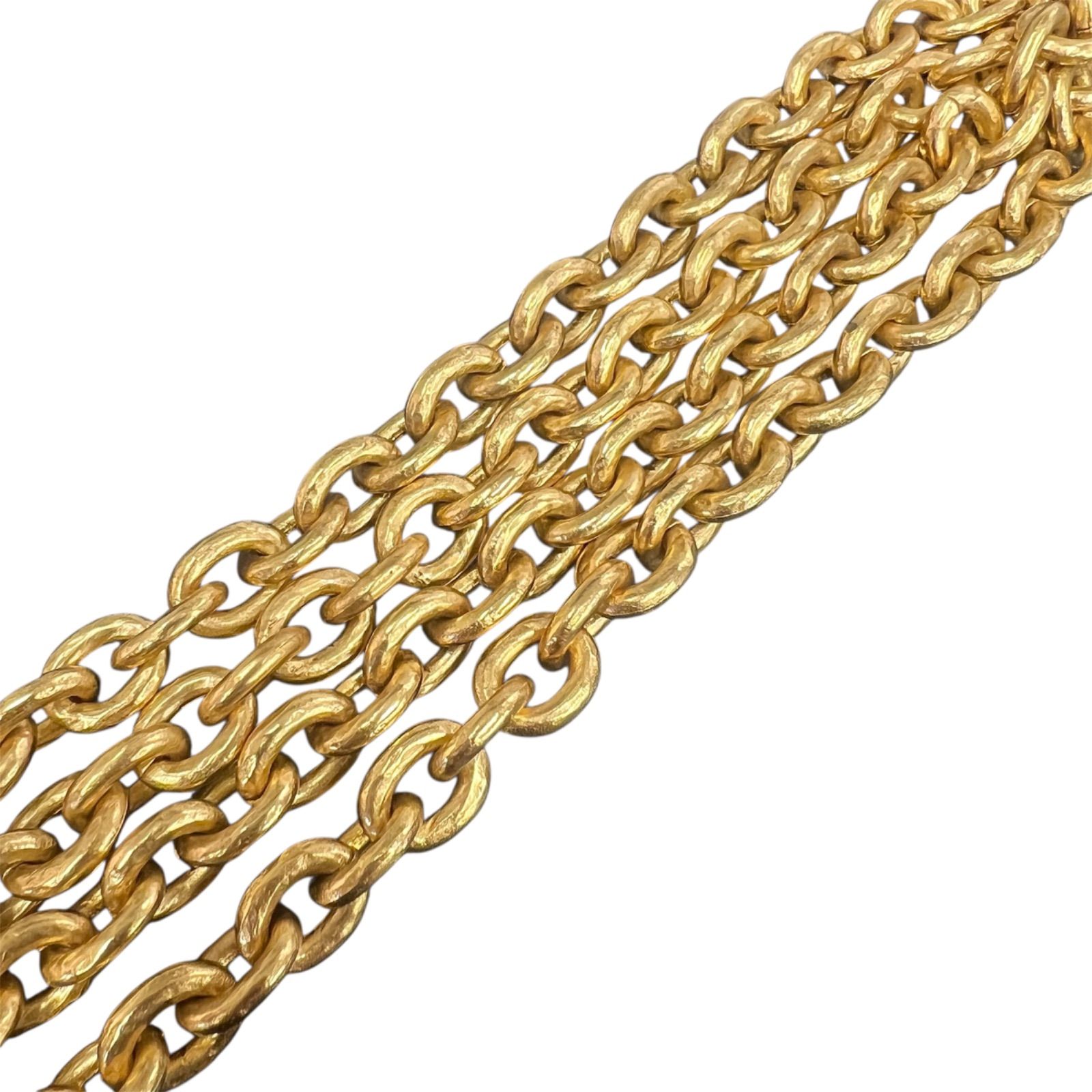 CHANEL グリポア ネックレス ココマーク ヴィンテージ レッド 94A  