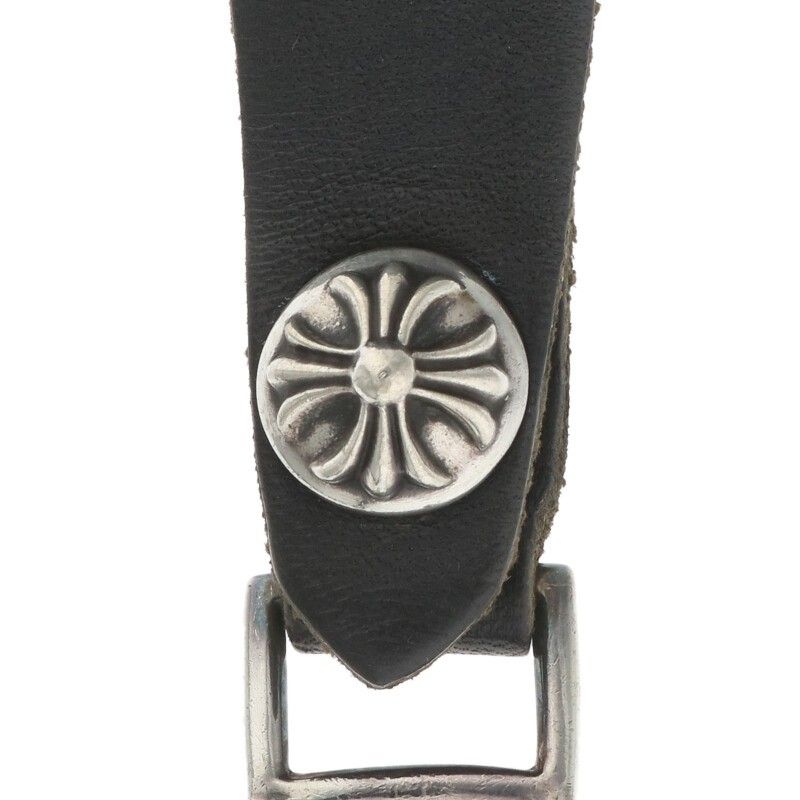 クロムハーツ BELT LOOP クロスボールボタンレザーベルトループ クロスボールボタンレザーベルトループ | Chrome Hearts
