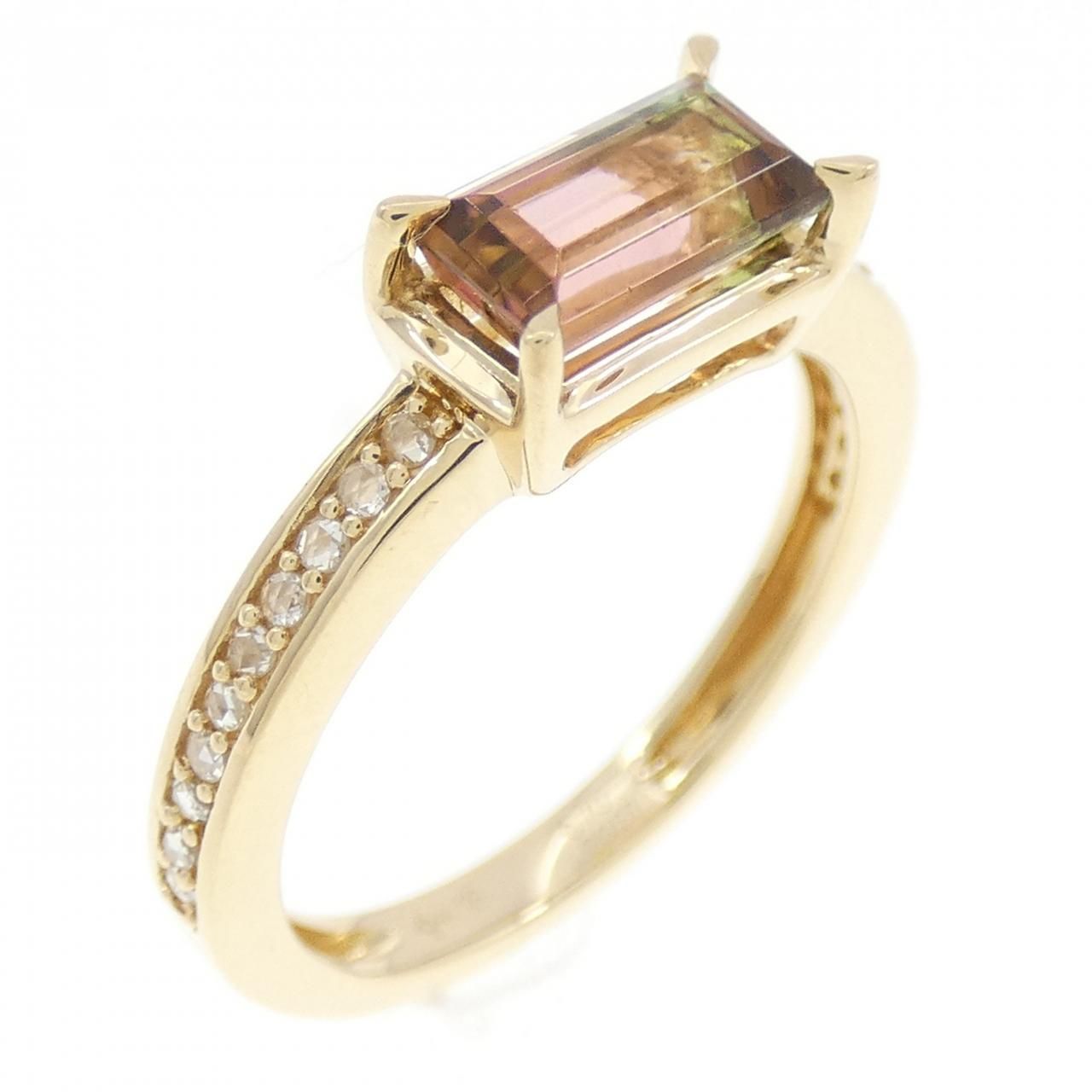 ジーエスティービー トルマリン リング 0.70CT