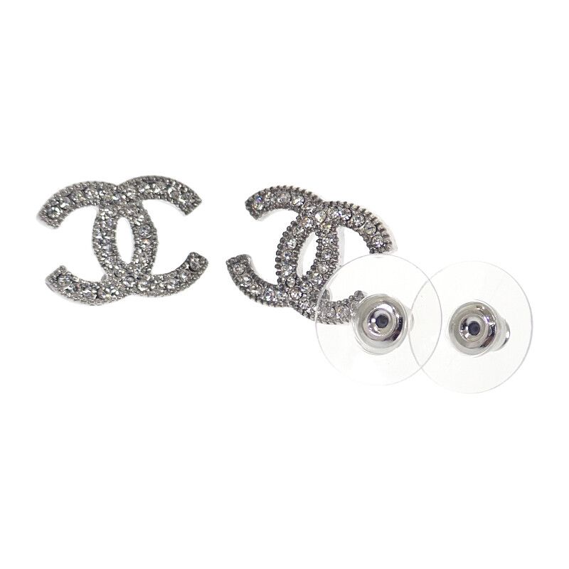【正規品】CHANEL シルバー ロゴスタッドピアス 楽天市場】【ギフト品質】シャネル CHANEL スタッド ピアス
