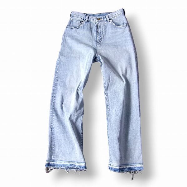 5 1|2 Spick and Span スピックアンドスパン ルーズストレートデニムパンツ 44F1208