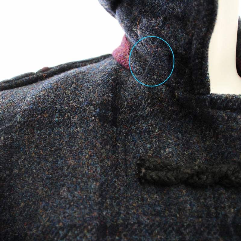ポールスミス PAUL SMITH ダッフルコート チェック フード付
