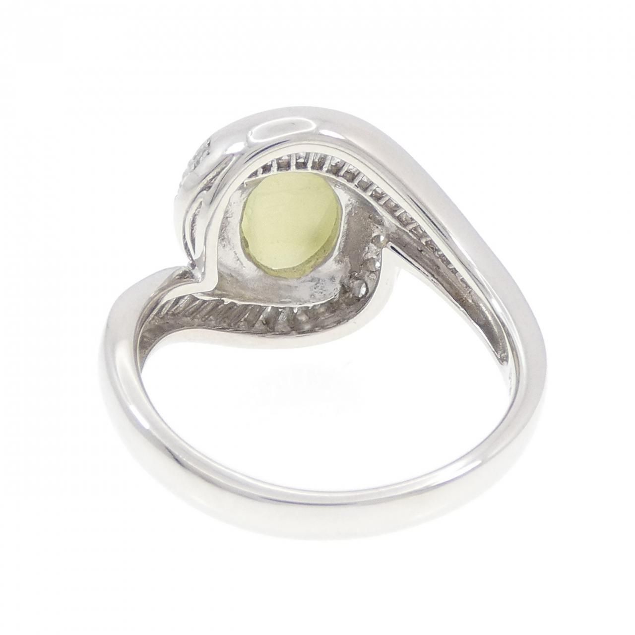 PT900 クリソベリルキャッツアイ リング 1.81CT - メルカリ 