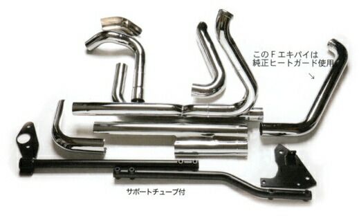 MOTOR STAGE 2in1to2タイプ左右出しエキパイ 2018〜20年ソフテイル