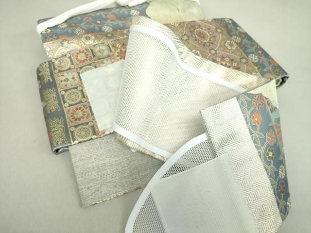 平和屋着物○ワンタッチつけ帯 藤秀錦 金糸 正絹 逸品 未使用  