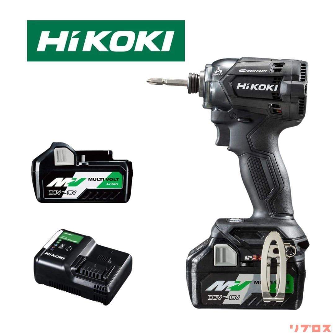 HiKOKI 充電式電動ドライバーセット 新品 HiKOKI ハイコーキ 18V コードレスインパクトドライバー