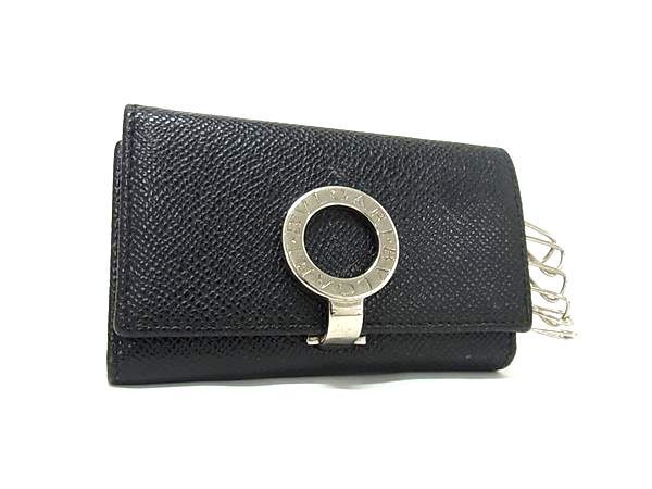 ✨美品✨BVLGARI ブルガリ キーケース ロゴクリップ 6連　ビーゼロワン BVLGARI ブルガリ キーケース ブルガリブルガリ - ブラック