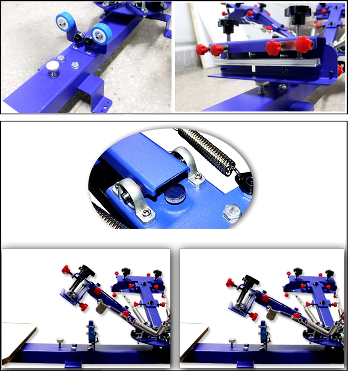4色2台シルクスクリーン印刷機