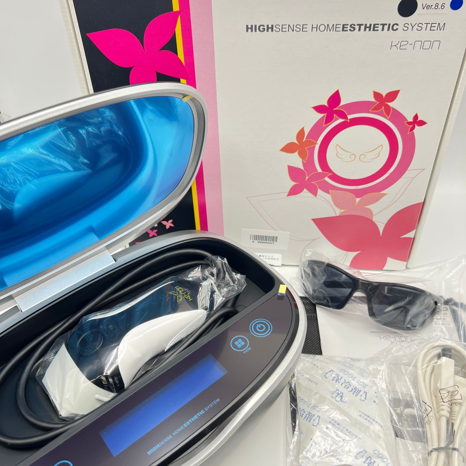 ケノン Ver.8.6 スーパープレミアムカートリッジ付き 脱毛器 kenon 本体