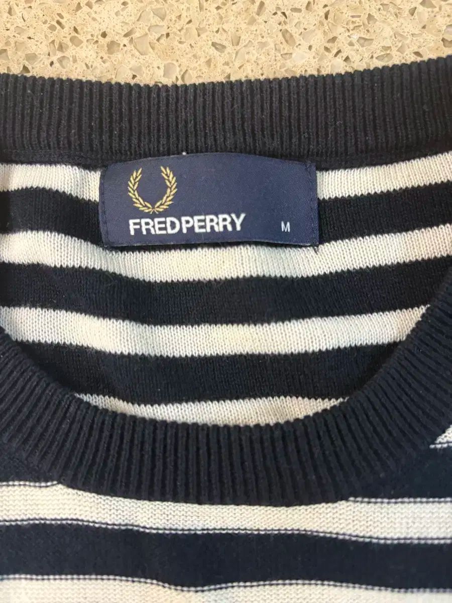 M ） FRED PERRY(フレッドペリー) ボーダーニット - メルカリ