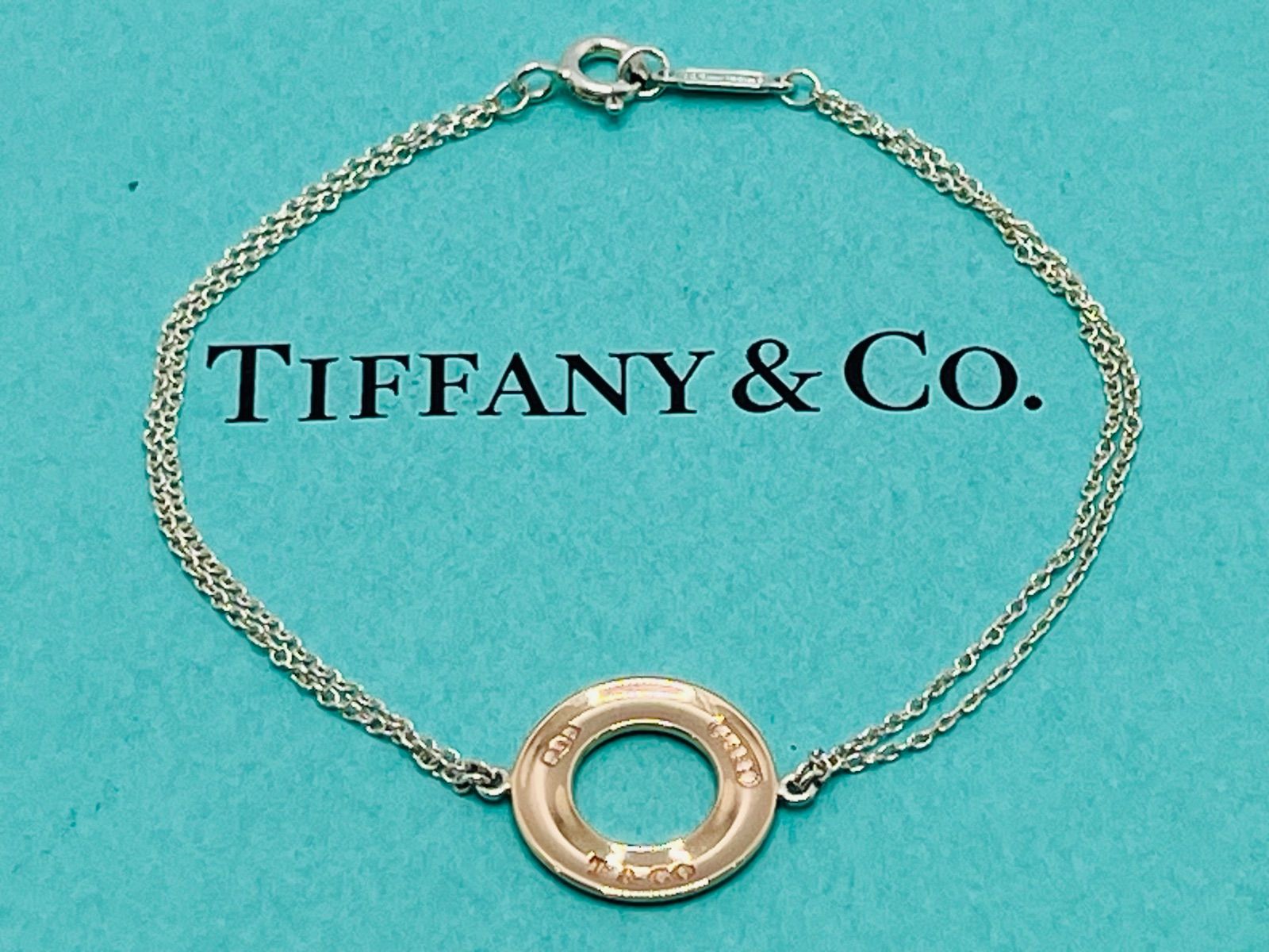 美品TIFFANY&Co. 1837 サークル ブレスレット　ルベドメタル a084 美品 Tiffany&Co. ティファニー 1837 サークル ルベド メタル