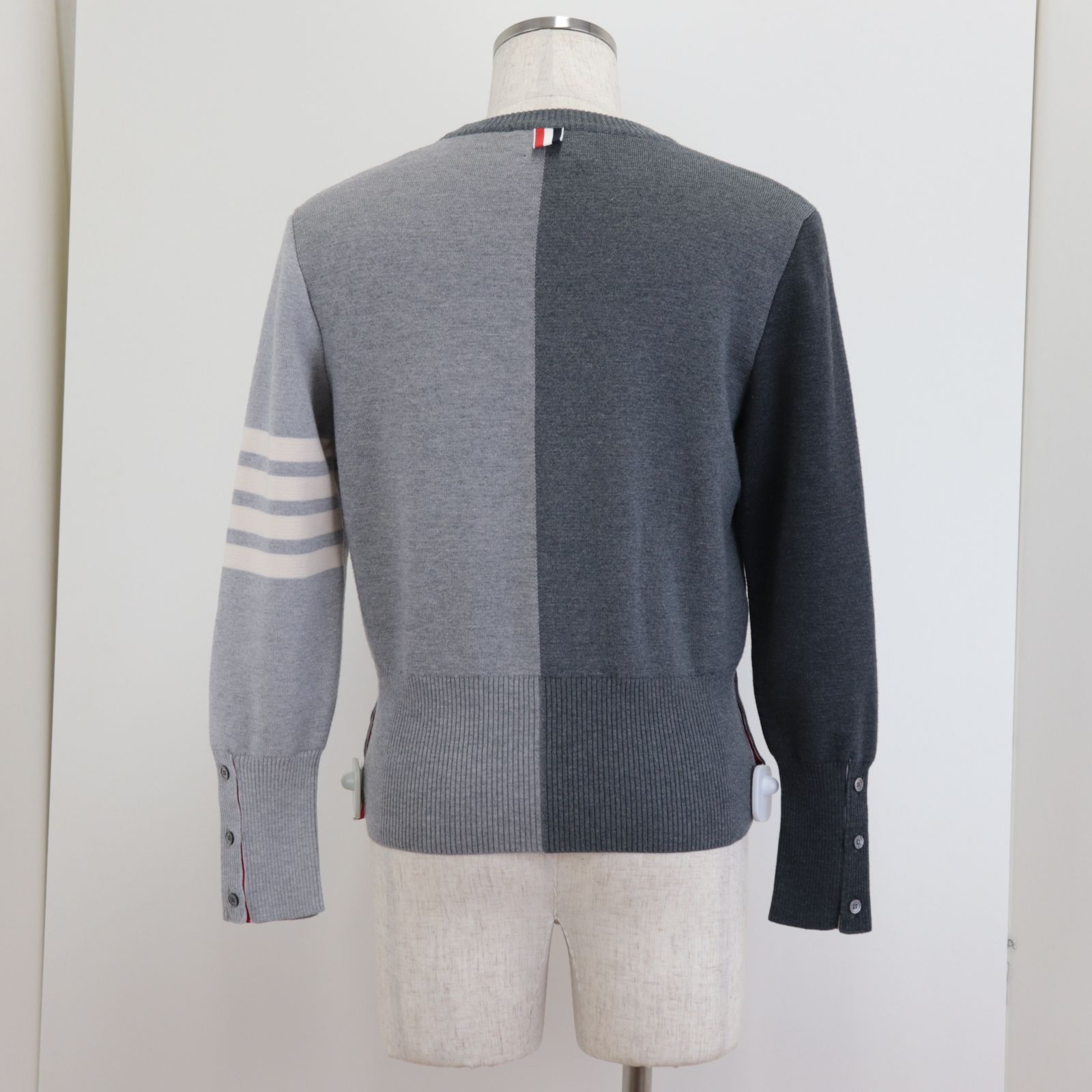 新品同様】トムブラウン クルーネック ニット セーター トリコロール