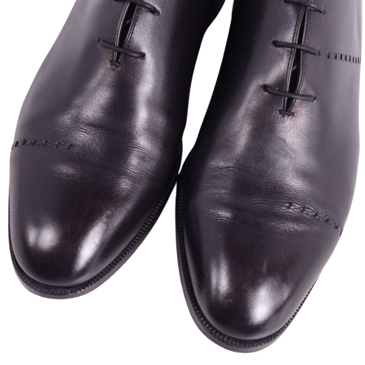 ベルルッティ Berluti レザーシューズ ホールカット プレーントゥ