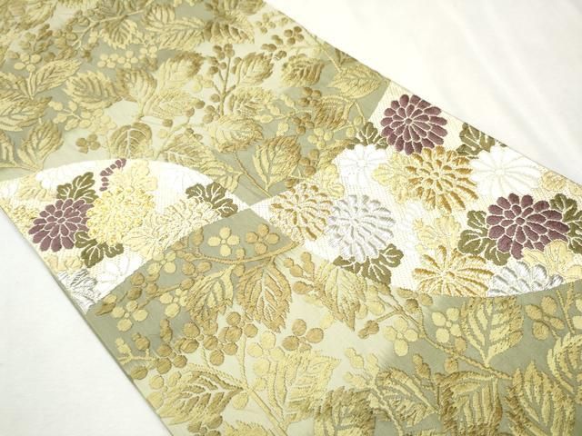 平和屋着物▽上質な小紋 単衣 花唐草文 暈し染め 正絹